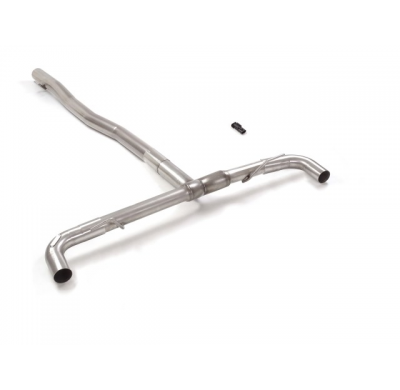 Tramos Traseros Grupo N Dobles Acero Inox Para Codas Estéticas Originales
 Supresión De La Válvula Integrada. El Actuador De La