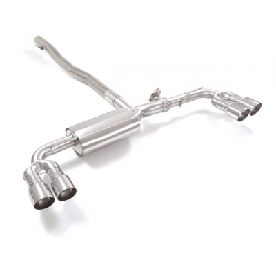 Escape Trasero Doble Acero Inox Salidas Redondas 2x90 Mm Sport Line asimetricas
 Con Valvula Integradas.Las Válvula Es Accio