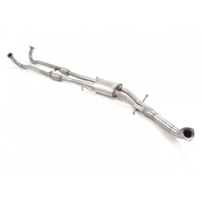 Flexible Con Tramo Intermedio Con Silencioso Acero Inox  
  Alfa Romeo Gtv 1980>>1986 Gtv6 2.5 V6 1980>>1986 Ragazzon