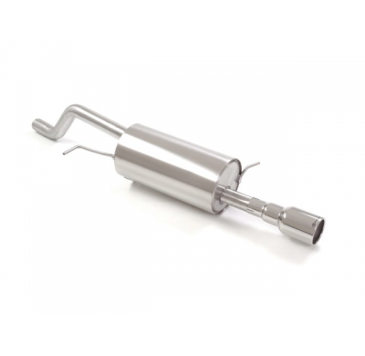 Escape Trasero Acero Inox Con Salida Redonda 90 Mm  
  Ford Fiesta Mk8 2017>> 1.1 (63kw) 2017>>2019 Ragazzon