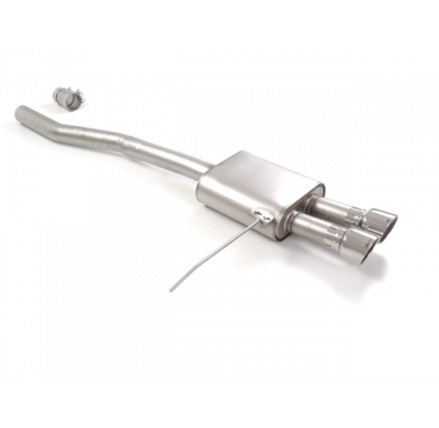 Silencioso trasero en acero inox con salidas redondas centrales 2x102 mm Sport Line</p>
 Línea con diámetro mejorado 76 mm
 
 CO