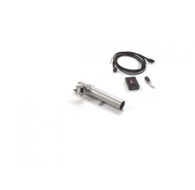 Tubo de salida Gr.N con válvula
 con válvula eléctrica integrada. El control de la válvula se realiza a través del kit Ragazzon