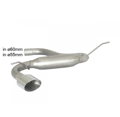 Escape Trasero Acero Inox Con Salida Ovalada 135x90 Mm
  Volkswagen Golf Mk7 2.0tdi (110kw) 2012>>2017 Ragazzon