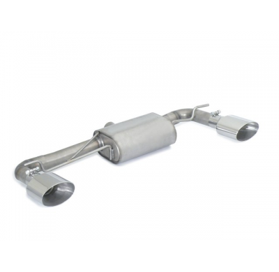 Escape Trasero Doble Acero Inox Salidas Ovaladas 135x90 Mm 
  Mercedes Clase a (W176) 2012>>2018 A200 (115kw) 2012>>05/2018