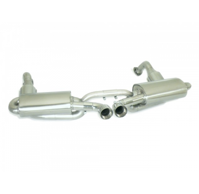 Catalizadores Metalicos 200cpsi Izquierda-Derecha + Escape Trasero Doble Acero Inox salidas Redondas 2x90 Mm Sport Line  