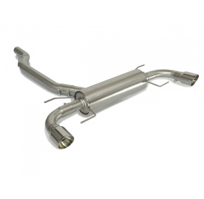 Escape Trasero Doble Acero Inox Salidas Redondas 90 Mm Sport Line
 Línea Con Diámetro Mejorado 76 Mm
 Alfa Romeo Giulia(952)