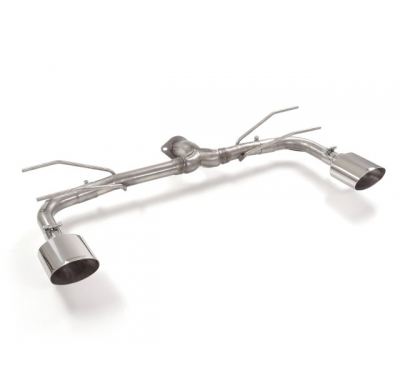 Tramo Trasero Grupo N Doble Acero Inox Salidas Ovaladas 135x90 Mm
 Línea Con Diámetro Mejorado 70 Mm
 Abarth 124 Spider 2016>> 1