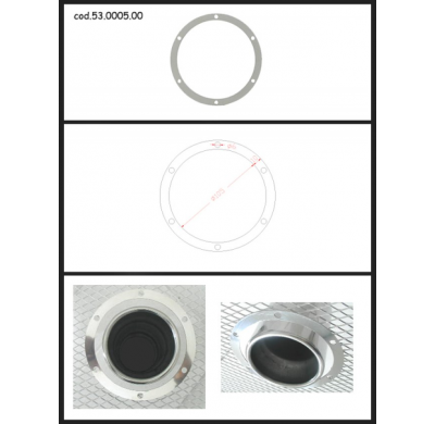 Protección Estética Acero Inox Redonda Cerrada
 Para Cola Redonda 90 Mm
 Universal Protecciones Estét View All Ragazzon