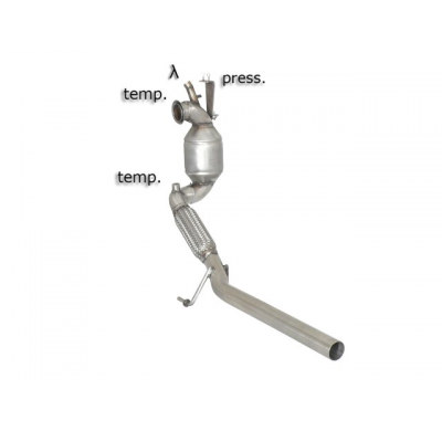 Catalizador Grupo N + Tramo Sustitución Filtro Antipartículas Acero Inox Grupo N
 Es Necesario Reprogramar La Centralita
 Seat I