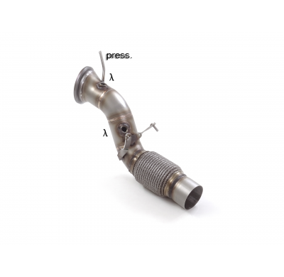 Tramo sustitución catalizador grupo N en acero inox   </p>
 
 Es necesario reprogramar la centralita 
 - BMW Serie2 F22 / F23 20