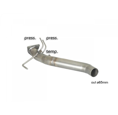 Tramo Sustitución Filtro Antipartículas Gr. N Acero Inox - Mot.Bks (2967cc)
 Es Necesario Reprogramar La Centralita
 Audi Q7 (Ty