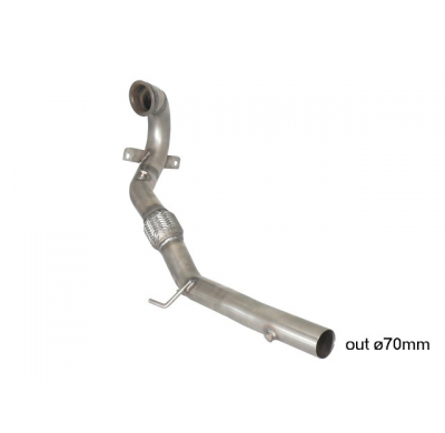 Tramo Sustitución Catalizador Grupo N Acero Inox
 Línea Con Diámetro Mejorado 70 Mm
 Es Necesario Reprogramar La Centralita 
 Sk