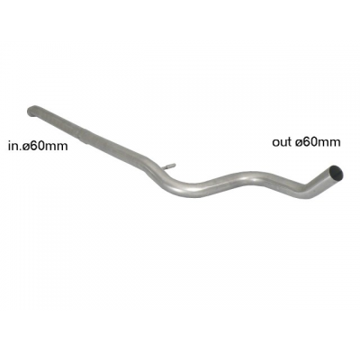 Tramo Intermedio Grupo N Acero Inox - Línea Con Diámetro Mejorado 60 Mm
  Peugeot 208 1.6gti 30th (153kw) 2014>> Ragazzon