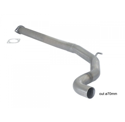 Tramo Intermedio Grupo N Acero Inox - Línea Con Diámetro Mejorado 70 Mm
  Abarth Grande Punto Abarth 1.4 Tjet (114kw) ø70mm 10/2