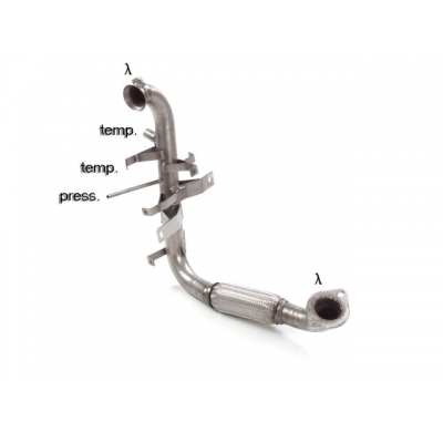 Tramo Sustitución Catalizador + Tramo Sustitución Filtro Antipartículas Acero Inox Grupo N   
 Es Necesario Reprogramar La Centr