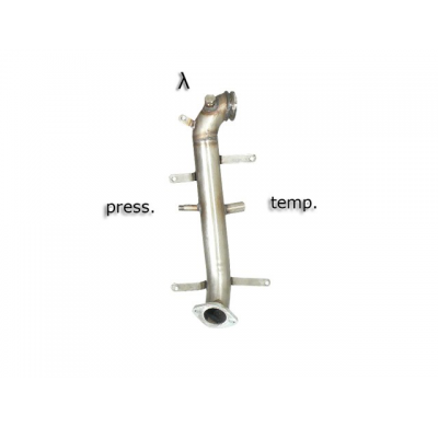 Tramo Supresor Catalizador + Tramo Supresor Filtro Antipartículas Acero Inox Grupo N
 Es Necesario Reprogramar La Centralita
 Fi