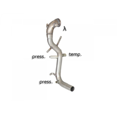 Tramo Supresor Catalizador + Tramo Supresor Filtro Antipartículas Acero Inox Grupo N
 Es Necesario Reprogramar La Centralita
 Fi