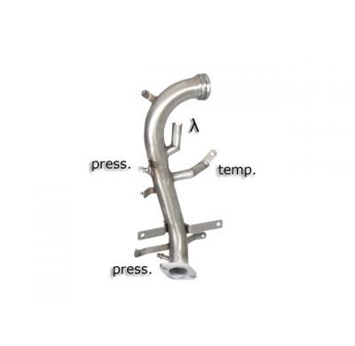 Tramo Supresor Catalizador + Tramo Supresor Filtro Antipartículas Acero Inox Grupo N
 Es Necesario Reprogramar La Centralita
 Fi