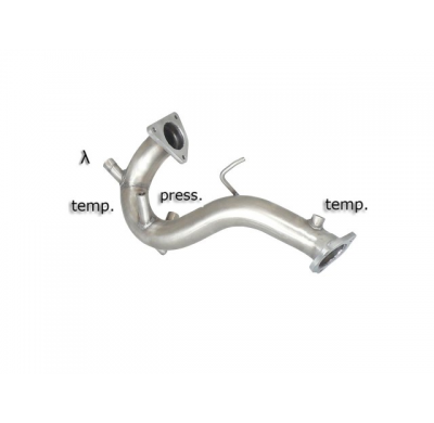 Tramo Sustitución Catalizador + Tramo Sustitución Filtro Antipartículas Acero Inox Grupo N - Mot.Cap / Ccw (2967cc) Versión Cort