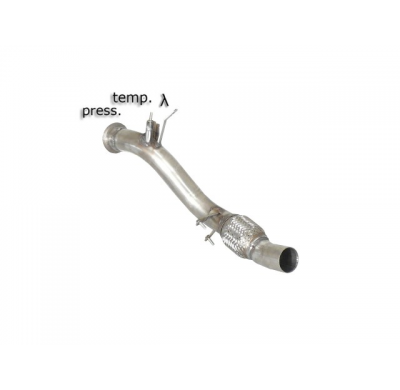 Tramo Sustitución Catalizador + Tramo Sustitución Filtro Antipartículas Acero Inox Grupo N (Para 320d) - Mot.N47d20a Wd11
 Es Ne