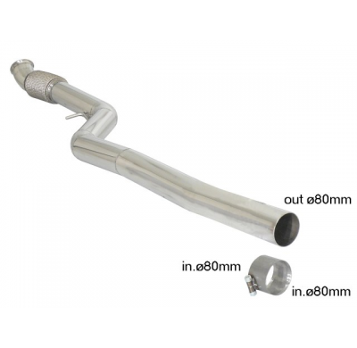 Tramo Intermedio Grupo N Acero Inox
  Bmw Serie1 F20/F21 F20 M135i Xdrive (235kw - N55) 2011>>2015 Ragazzon