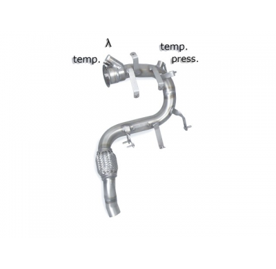 Tramo Sustitución Catalizador + Tramo Sustitución Filtro Antipartículas Acero Inox Grupo N   
 Es Necesario Reprogramar La Centr