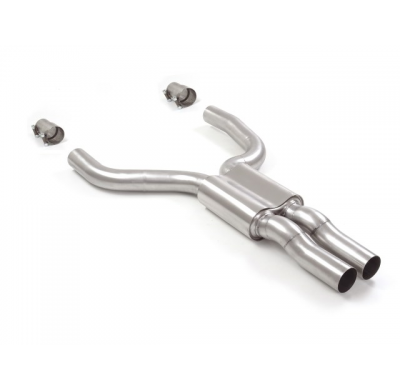 Tramo Intermedio Con Escape Acero Inox  
 Línea Con Diámetro Mejorado 76 Mm
 Alfa Romeo Stelvio(949) 2.9 Bi-Turbo (375kw) Qu