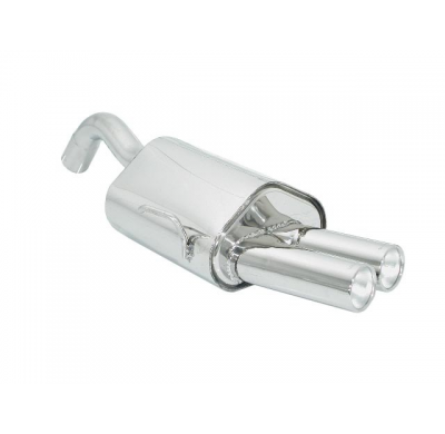 Silencioso Trasero Acero Inox Salidas Redondas 2x80 Mm
  Renault Clio Mk2 1998>>2005 Rs 2.0 16v Euro3 (131 Kw) 2001>>12/2003 Rag