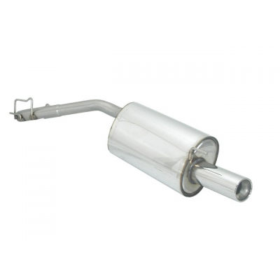 Silencioso Trasero Acero Inox Con Salida Redonda 80 Mm
  Renault Clio 1990>>1998 1.8 I 16v Kat. (100kw) 01/1991>> Ragazzon