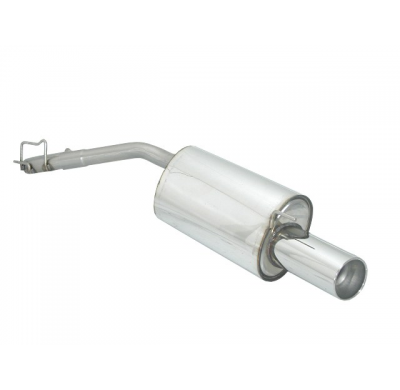 Escape Trasero Acero Inox Con Salida Redonda 102 Mm
  Renault Clio 1990>>1998 2.0 Ie 16v Williams Kat. (108kw) 05/1993>> Rag