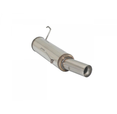 Escape Trasero Grupo N Acero Inox Con Salida Redonda 80 Mm
  Peugeot 206 1.1 (40/44kw) - 1.4 (55kw) 2000>> Ragazzon