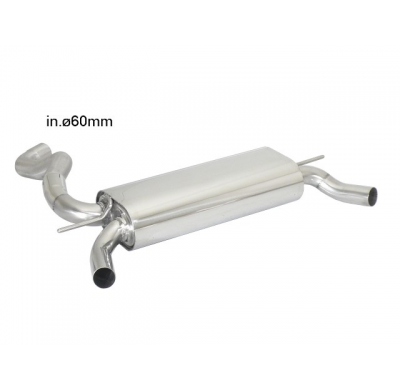 Escape Trasero Dobles Acero Inox Para Codas Estéticas Originales
  Renault Clio Mk4 2012>>2019 Rs 1.6 Turbo (147kw) 2013>> R