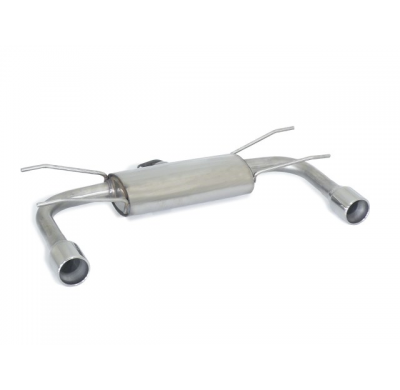 Escape Trasero Doble Acero Inox Salidas Redondas 90 Mm 
  Mazda Mx-5 (Typ Nc) 2005>>2015 Roadster - Coupè 1.8 (93kw) 2006>>