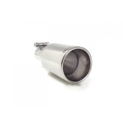 Cola Redonda 90 Mm Acero Inox Con Tubo De Entrada 50 Mm - Largura 225 Mm
  Universal Colas De Escape Ro.90 Ragazzon