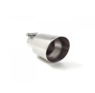 Cola Redonda 90 Mm Sport Line Acero Inox Con Tubo De Entrada 50 Mm - Largura 225 Mm
  Universal Colas De Escape Ro.90 Ragazzon