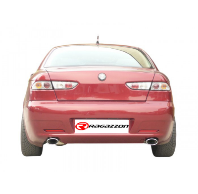 Escape Trasero Acero Inox Con Salida Ovalada 115x70 Mm
  Alfa Romeo 156 2.0jts (122kw) Berlina + Sportwagon 03/2002>> Ragazz