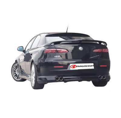 Escape Trasero Doble Acero Inox Salidas Redondas 102 Mm
  Alfa Romeo 159 2.2jts (136kw) +Sportwagon 10/2005>>2009 Ragazzon