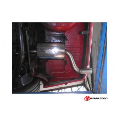 Tramo Intermedio Grupo N Acero Inox 
  Alfa Romeo 75 1.8 Turbo America 1987>>1993 Ragazzon