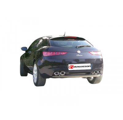Escape Trasero Doble Acero Inox Salidas Redondas 2x76 Mm Asimetricas
  Alfa Romeo Brera(939) 2006>>2011 2.2 Jts 01/2006>> Ra