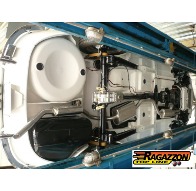 Tramo Intermedio Con Escape Acero Inox  
  Alfa Romeo Duetto / Spider 1° Serie - 1750 (114cv) 'Osso Di Seppia' 1967>>1969 Ra