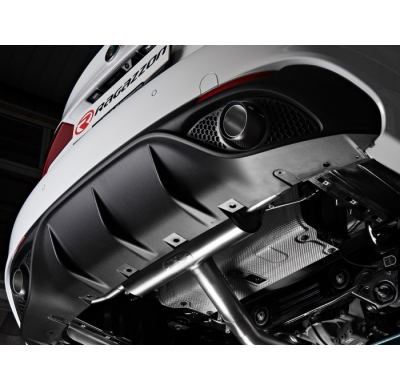 Tramos Traseros Grupo N Dobles Acero Inox Salidas Redonda 90 Mm Carbon Shot
 Línea Con Diámetro Mejorado 76 Mm
 Alfa Romeo Giuli