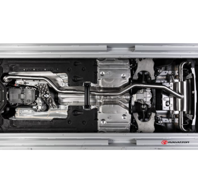 Escape Trasero Dobles Acero Inox Para Codas Estéticas Originales
 Línea Con Diámetro Mejorado 76 Mm
 Alfa Romeo Stelvio(949)