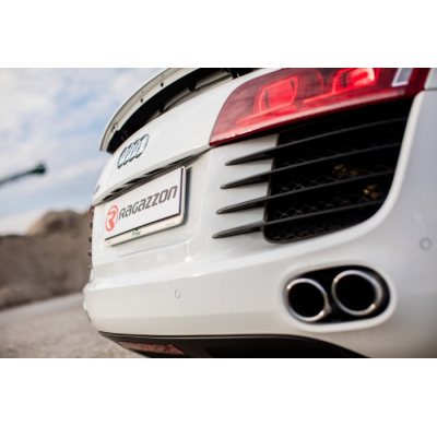Escape Trasero Acero Inox Grupo N
 Con Valvulas De Depresión.
 Audi R8 (Typ 42) 2006>>2015 Coupè 4.2fsi V8 Quattro (316kw) 2