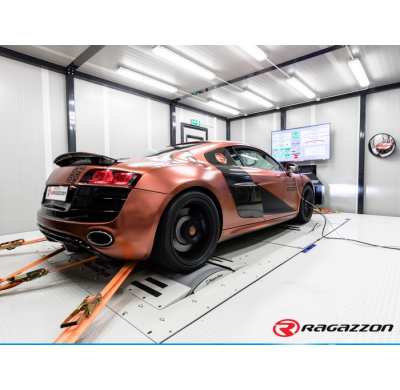 Escape Trasero Acero Inox Grupo N
 Con Valvulas De Depresión.
 Audi R8 (Typ 42) 2006>>2015 Coupè 5.2fsi V10 Quattro (386kw)