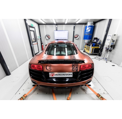 Escape Trasero Acero Inox Grupo N
 Con Valvulas De Depresión.
 Audi R8 (Typ 42) 2006>>2015 Coupè 5.2fsi V10 Quattro (386kw)