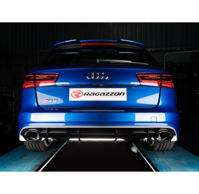 Tramo Intermedio Grupo N Acero Inox + Escape Trasero Doble Acero Inox
 Con Valvulas Integradas.Las Válvulas Son Accionadas M