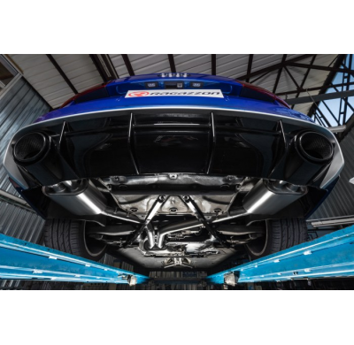 Tramo Intermedio Grupo N Acero Inox + Escape Trasero Doble Acero Inox
 Con Valvulas Integradas.Las Válvulas Son Accionadas M