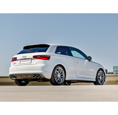 Tramo Intermedio Con Escape Acero Inox + Escape Trasero Doble Acero Inox Salidas Ovaladas 2 / 108x70 Mm 
 Supresión De L