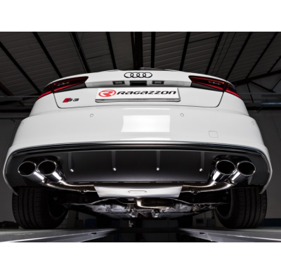 Tramo Intermedio Con Escape Acero Inox + Escape Trasero Doble Acero Inox Salidas Ovaladas 2 / 108x70 Mm 
 Supresión De L