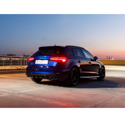 Tramo Intermedio Con Escape Acero Inox + Escape Trasero Doble Acero Inox Salidas Ovaladas 2 / 108x70 Mm 
 Supresión De L